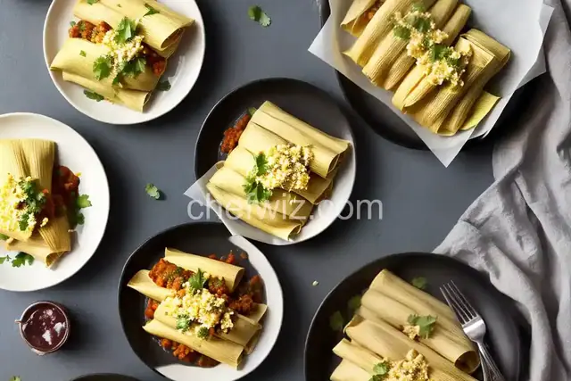 Tamales With Rajas and Oaxacan Cheese Recipe
