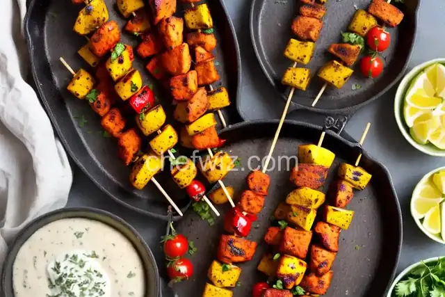 Tandoori-Inspired Oven Chicken Skewers