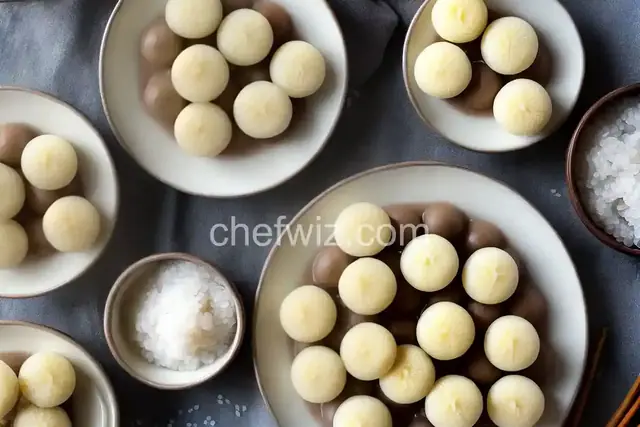 Tang Yuan (Glutinous Rice Balls) Recipe