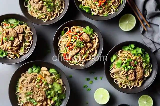 Tangled Thai Noodle Bowls