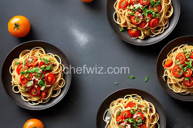Tangy Balsamic Pasta With Sungold Tomatoes