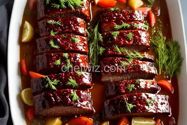 Tangy Brisket With Fennel and Herbs