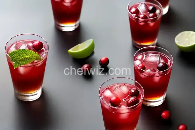 Tangy Cranberryâ€“Black Pepper Shrub Cocktail Recipe