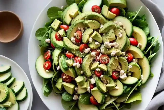 Tangy Cucumber and Avocado Salad