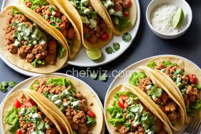 Tangy Ground Chicken Tacos