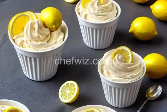 Tangy Lemon Frozen Yogurt Recipe