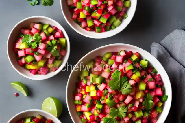 Tangy Rhubarb Salsa