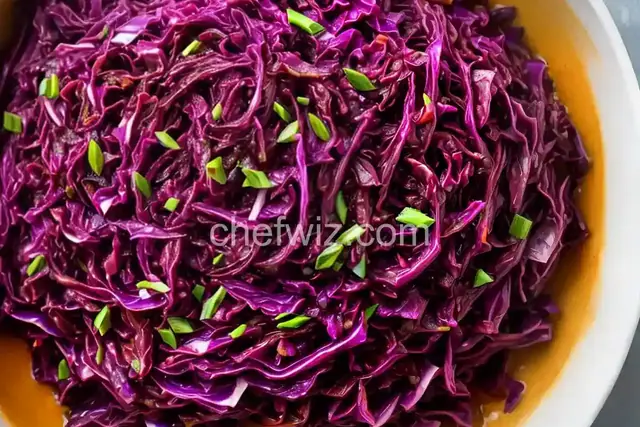 Tangy Warm Red Cabbage