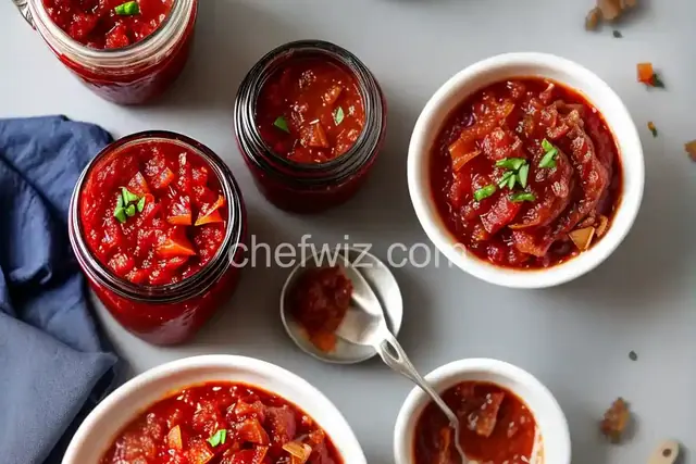 Tangy and Sweet Tomato-Bacon Jam With Onions and Garlic Recipe