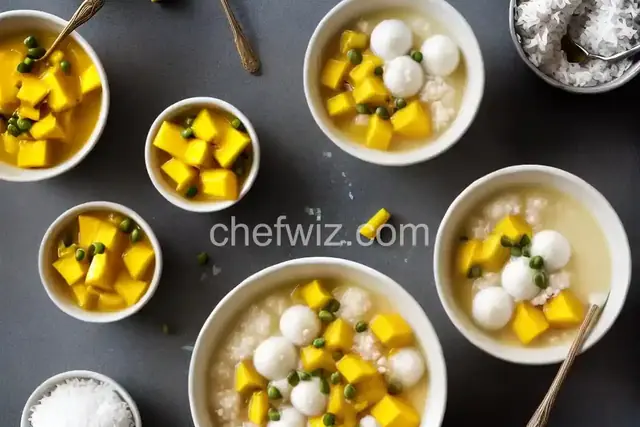 Tapioca Pearls with Coconut Milk and Mango (Tambo-Tambo) from 'The Adobo Road Cookbook'