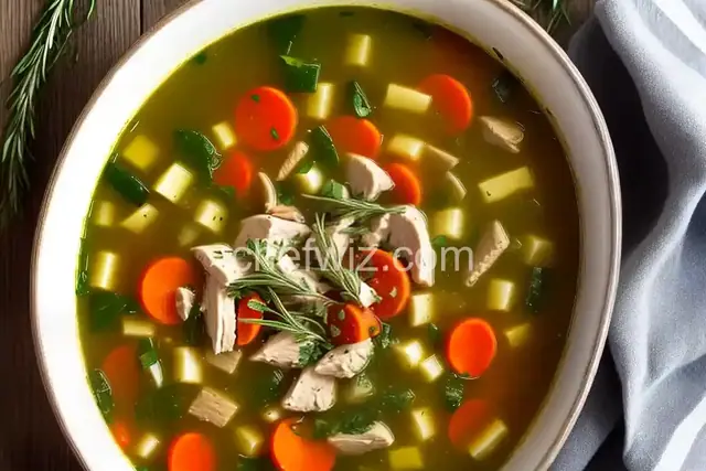 Tarragon-Turkey Soup