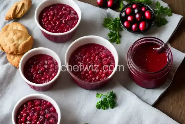 Tart Cranberry Dipping Sauce