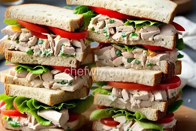 Tea Room Chicken Salad Sandwiches
