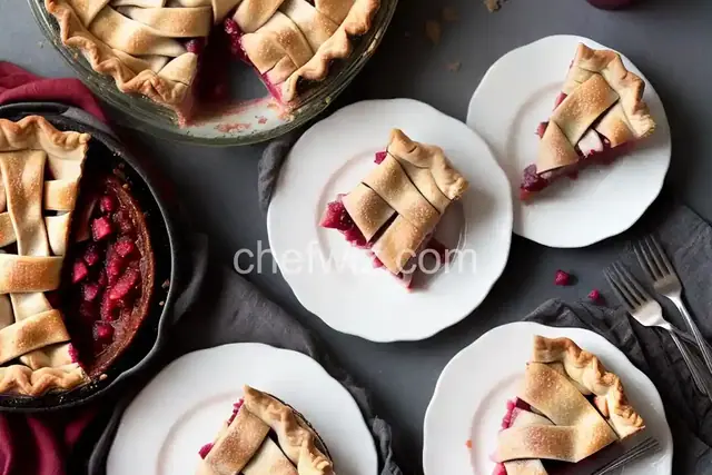 Teenie's Accidental Rhubarb-Raspberry Pie