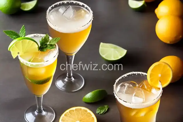 Tequila, Beer, and Citrus Cocktail