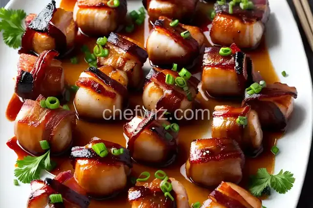 Teriyaki Bacon Wrapped Scallops