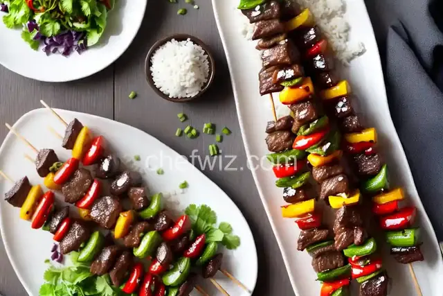 Teriyaki Beef Kabobs