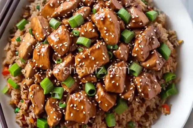 Teriyaki Chicken Fried Rice