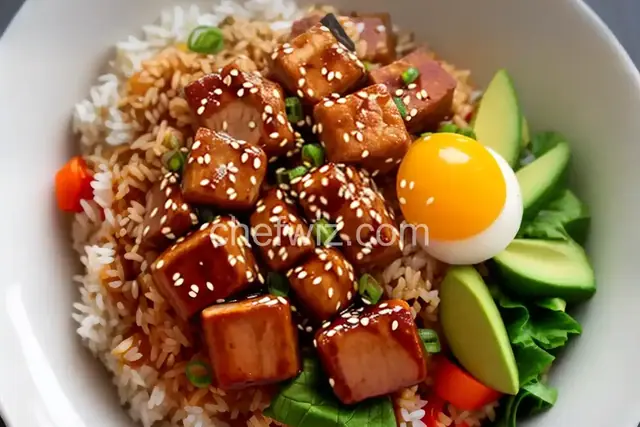 Teriyaki SPAM Rice Bowl