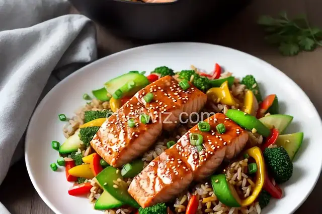 Teriyaki Salmon Stir-Fry