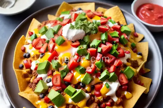 Tex-Mex Breakfast Waffle Nachos