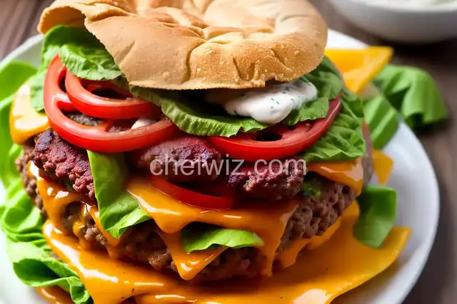 Tex-Mex Burger with Cajun Mayo