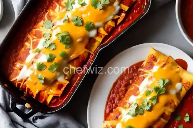 Tex-Mex Cheese Enchiladas With Red Chile Gravy Recipe