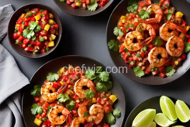 Tex-Mex Grilled Shrimp and Salsa