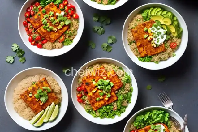 Tex-Mex Tofu and Quinoa Bowl