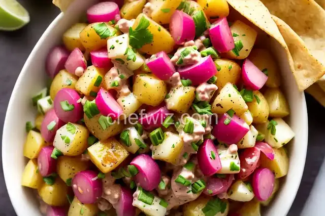 Texas-Style Potato Salad with Mustard and Pickled Red Onions