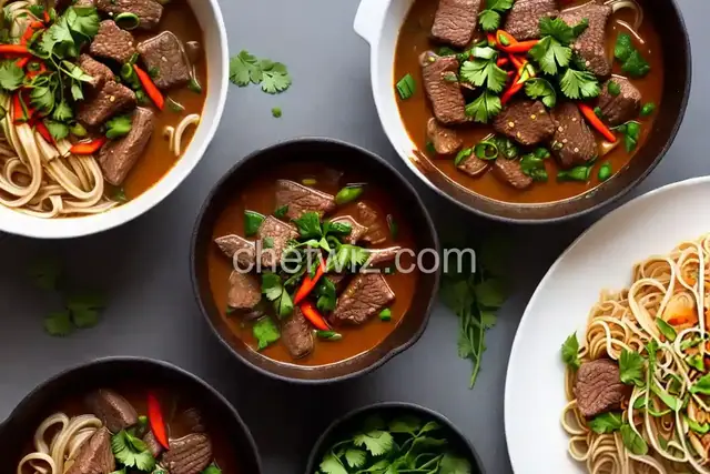 Thai Beef Stew with Lemongrass and Noodles