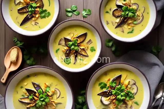 Thai Coconut Soup with Eggplant