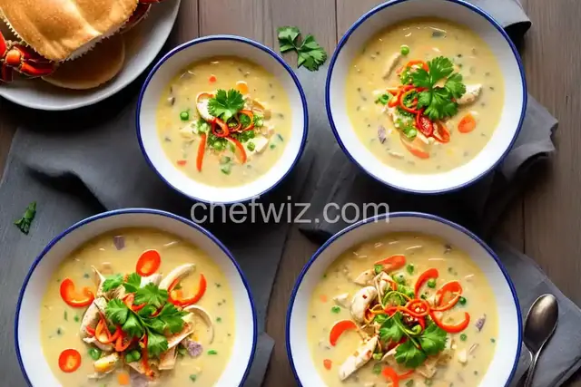 Thai Fresh Crab Chowder