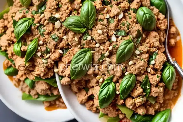 Thai Ground Chicken Basil
