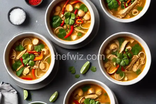 Thai Hot and Sour Soup (Tom Yum)