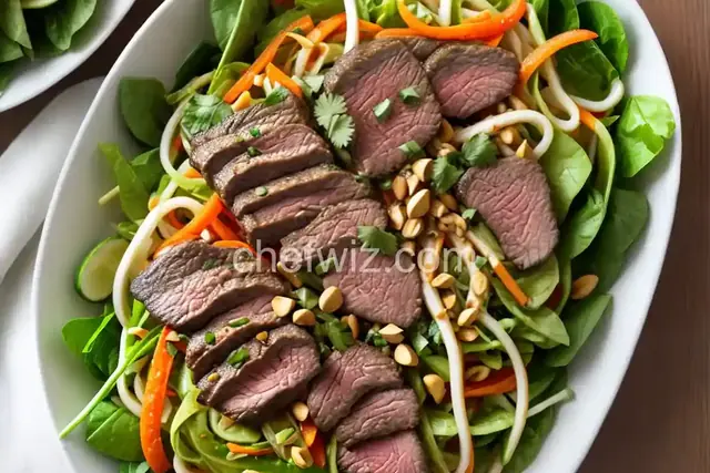 Thai Noodle-Steak Salad