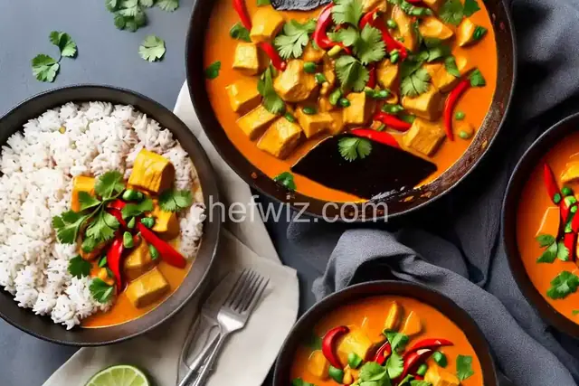 Thai Red Chicken Curry with Pineapple