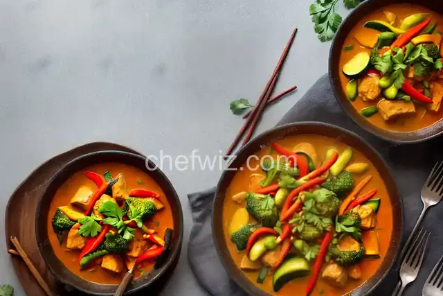 Thai Red Curry with Vegetables