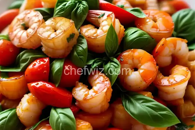 Thai Shrimp Stir-fry with Tomatoes and Basil