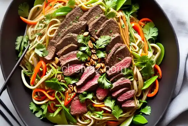 Thai Steak and Noodle Salad