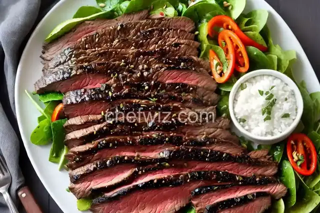 Thai-Style Marinated Flank Steak and Herb Salad Recipe