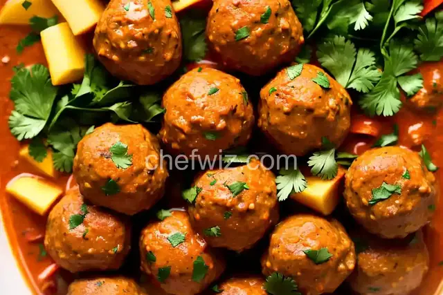 Thai-Style Red Curry Meatballs
