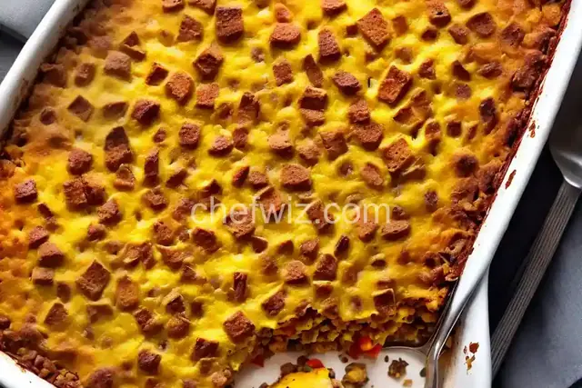 Thanksgiving Breakfast Casserole
