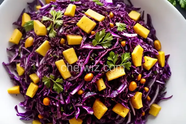The Best Red Cabbage Salad