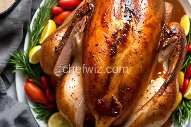 The Best Simple Roast Turkey With Gravy Recipe