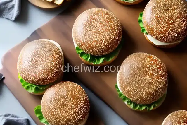 The Bread Bible's Sesame Burger Buns Recipe