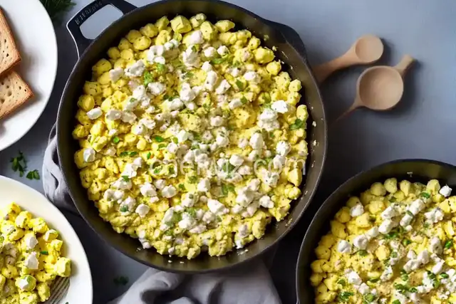 The Creamiest Scrambled Eggs (with Goat Cheese)