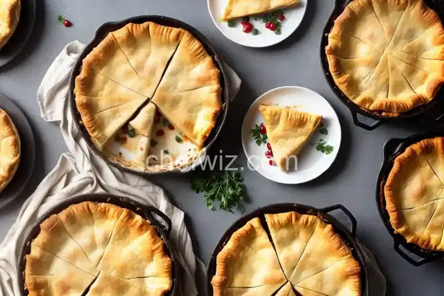 The Creamiest Turkey Pie With Puff Pastry Crust
