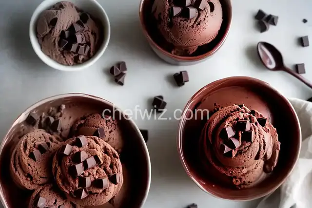 The Darkest Dark Chocolate Ice Cream Recipe