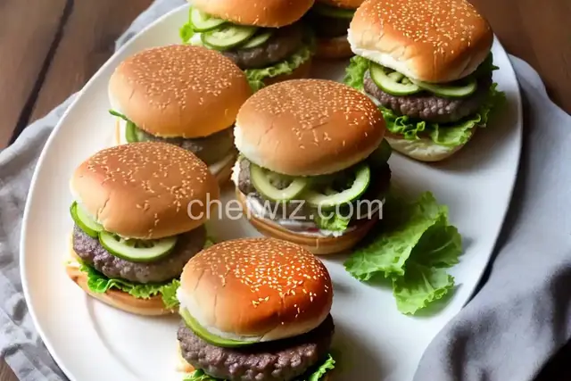 The Easiest Cheeseburger Sliders